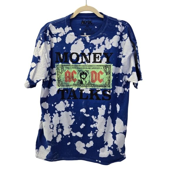 NWOT AC/DC Money Talks Graphic Licensed Band Tee Size Large - Picture 1 of 4